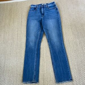 Abercrombie & Fitch The 90s Slim Straight Ultra High Rise Curve Love